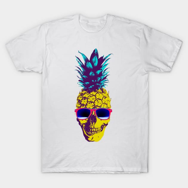 Pineapple Skull T-Shirt by HilariousDelusions